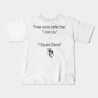 3 Words BLK Kids T-Shirt